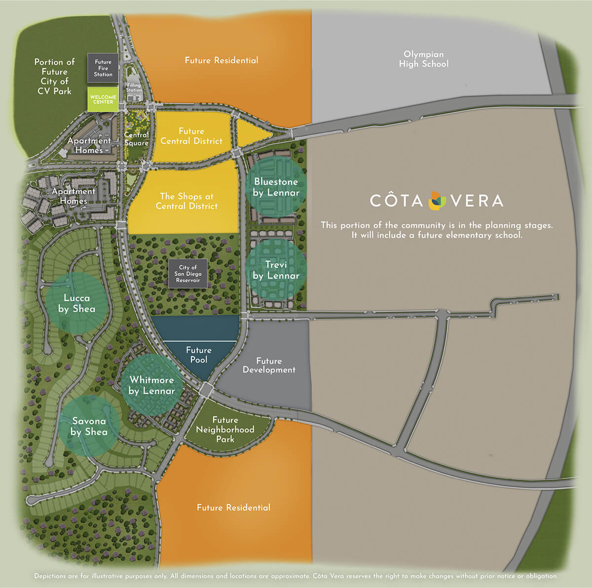 Côta Vera Master Plan Map